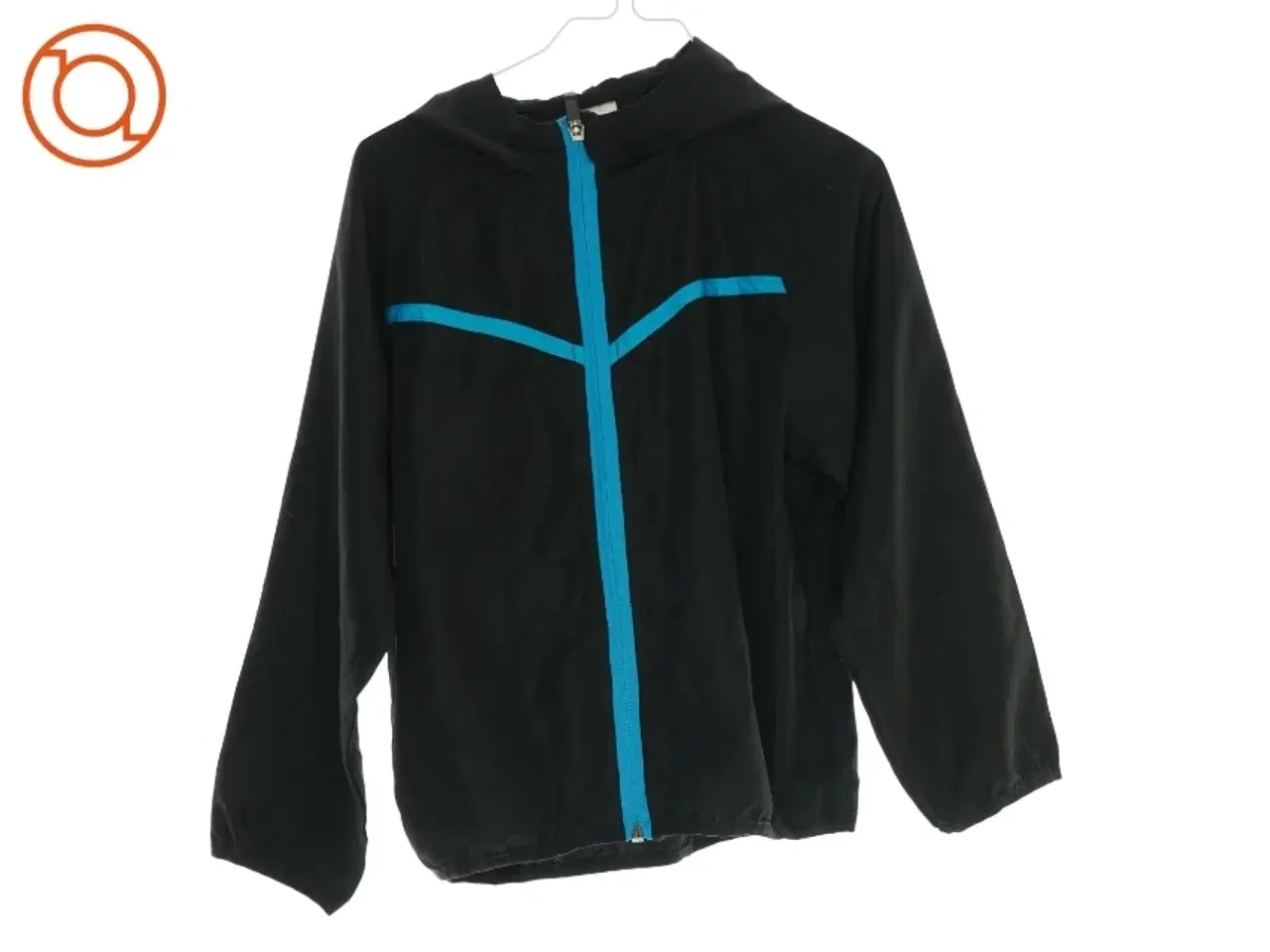 Billede 1 - Trøje med blå lynlås