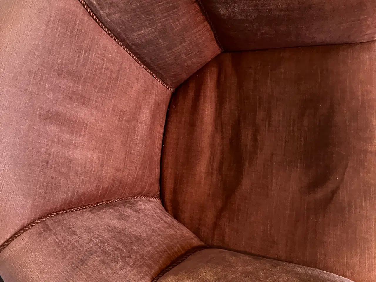 Billede 6 - Vintage dansk velour loungestol fra 1960'erne