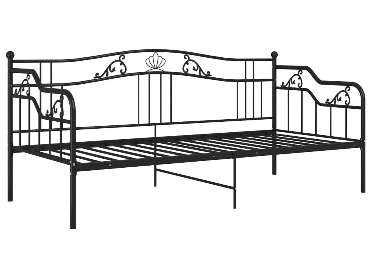 Billede 3 - Sengestel til sovesofa 90x200 cm metal sort