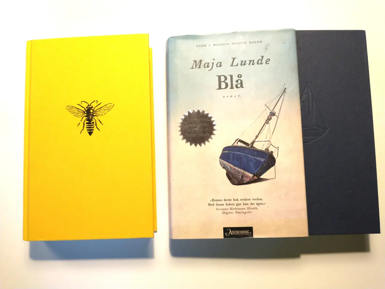 Billede 1 - Bienes historie + Blå (2 bøker). Af Maja Lunde