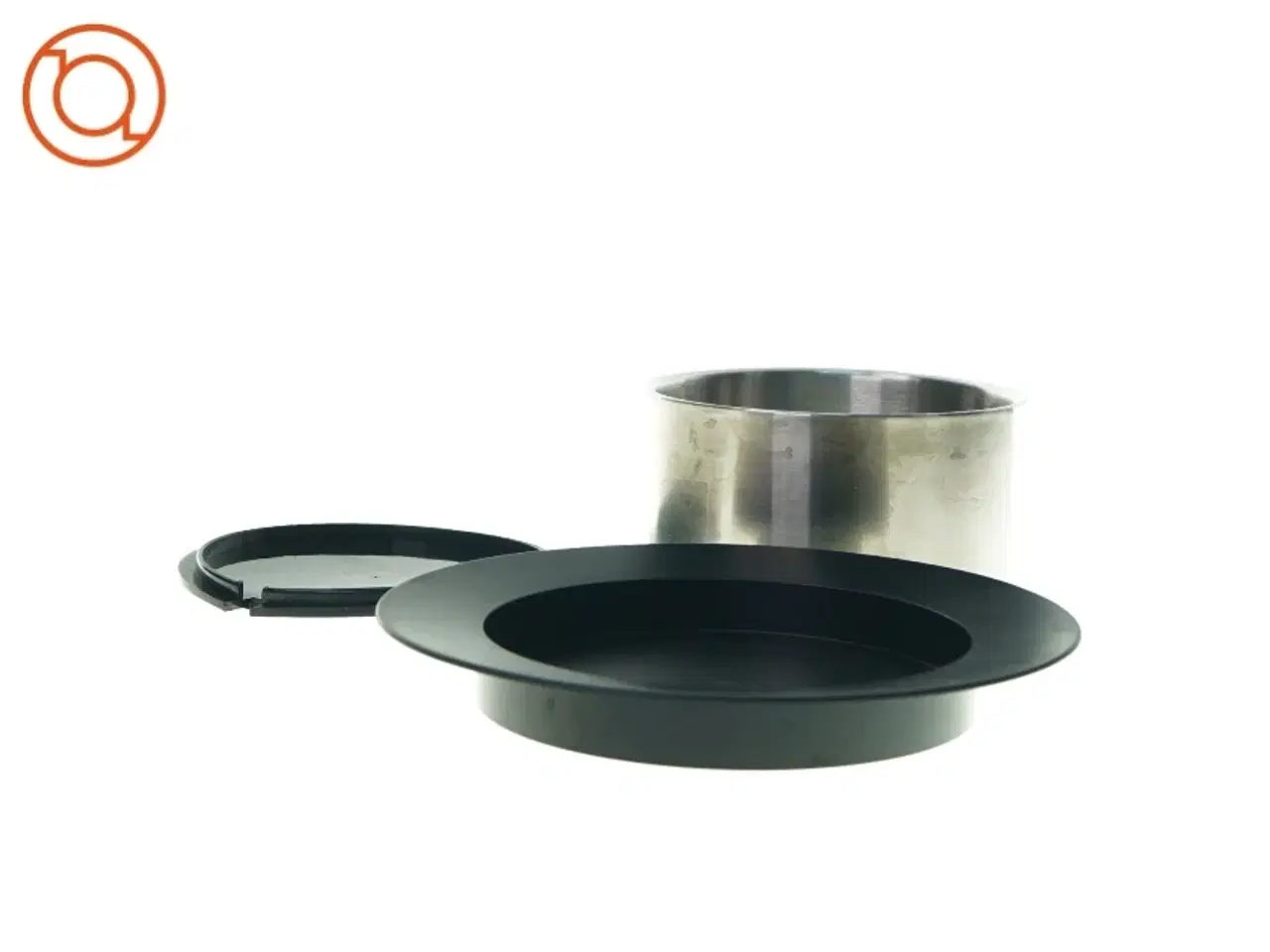 Billede 1 - Gryde med låg og plastikbeholder fra Cook & Baker (str. O 15 cm)