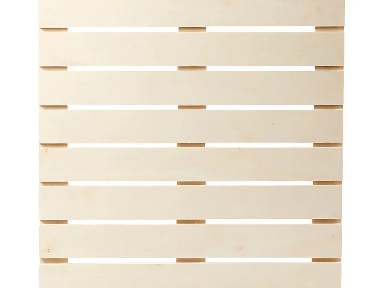 Billede 1 - Elegant vægdekoration i lyst træ - 40x50 cm