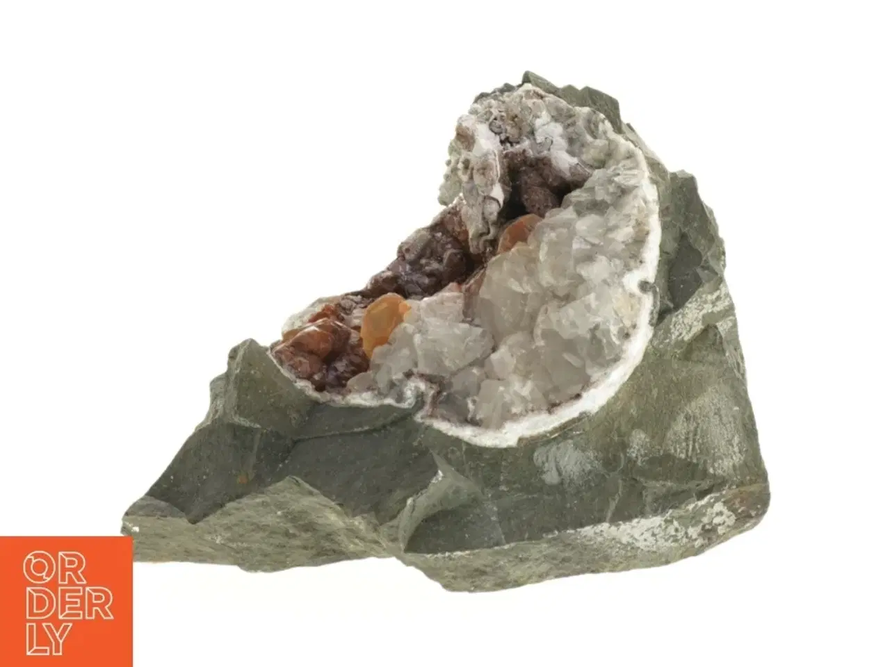 Billede 2 - Geode med krystaller (str. 20 x 14 cm)