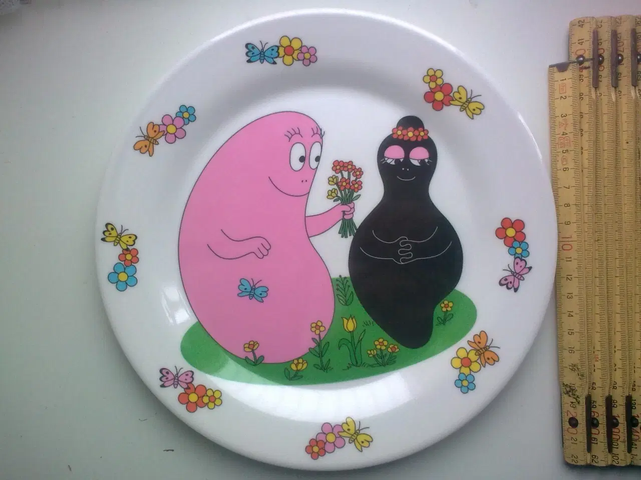 Billede 6 - Melamin til verdens fred LÆS skål & tallerken