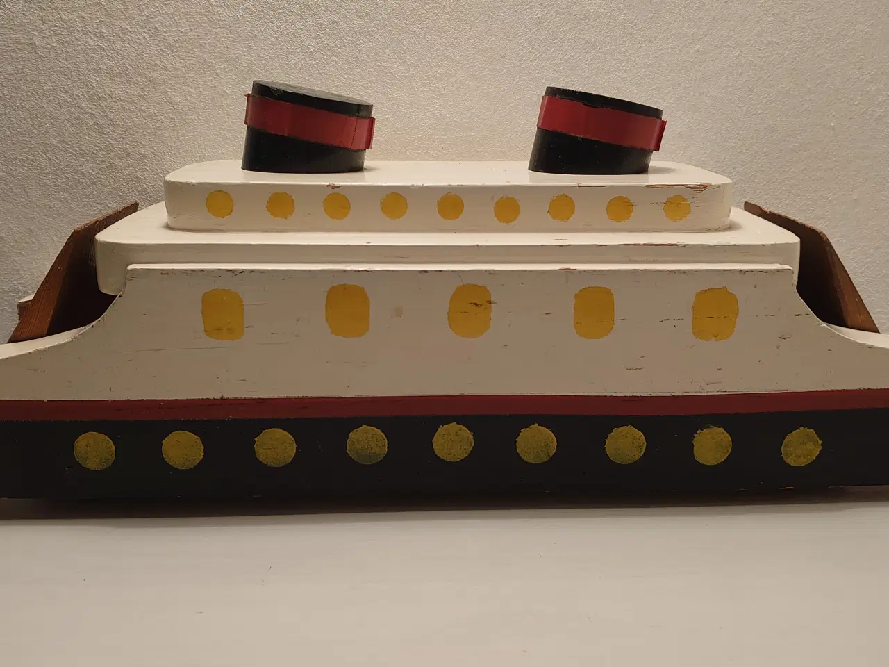 Billede 2 - Vintage træ færge. Hukit? Ca. 1970.L 45cm.