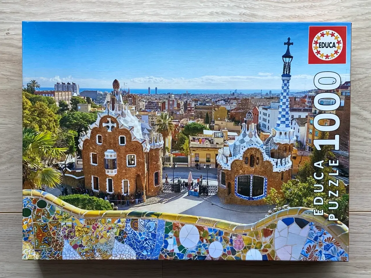 Billede 1 - Barcelona view from Park Güell 1000 brikker