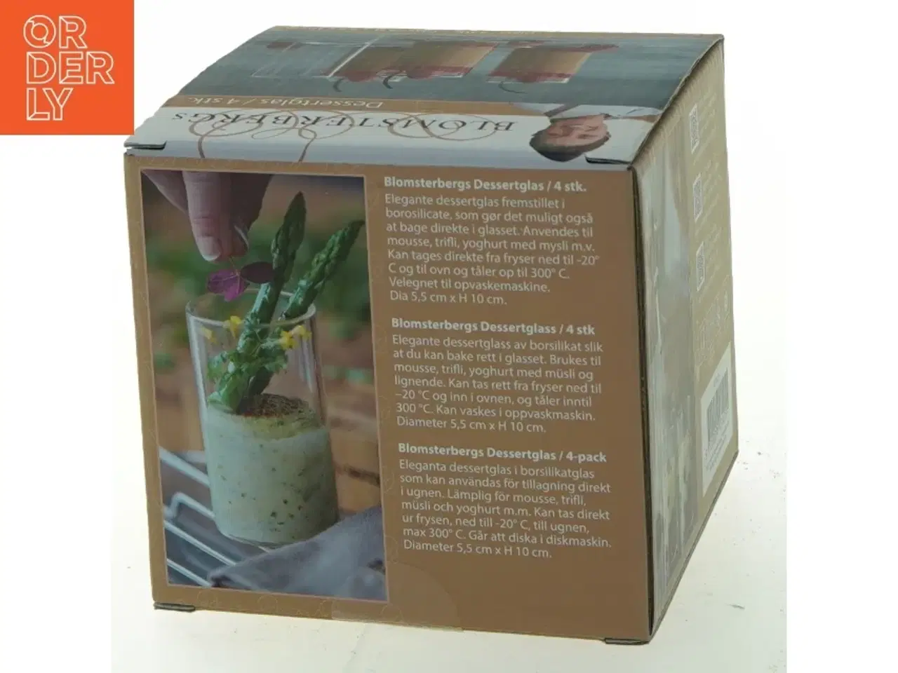 Billede 2 - Blomsterbergs dessertglas fra Blomsterberg (str. 5,5x10 cm)