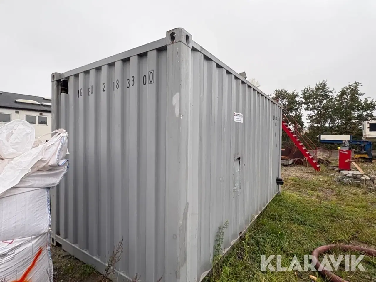 Billede 8 - 15 fods container med Windhager bwe600 varmeanlæg