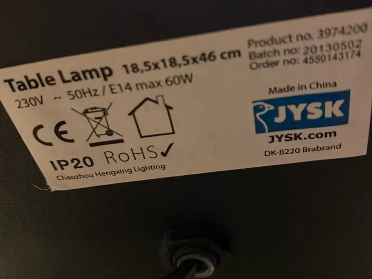Billede 2 - Fine bordlamper?