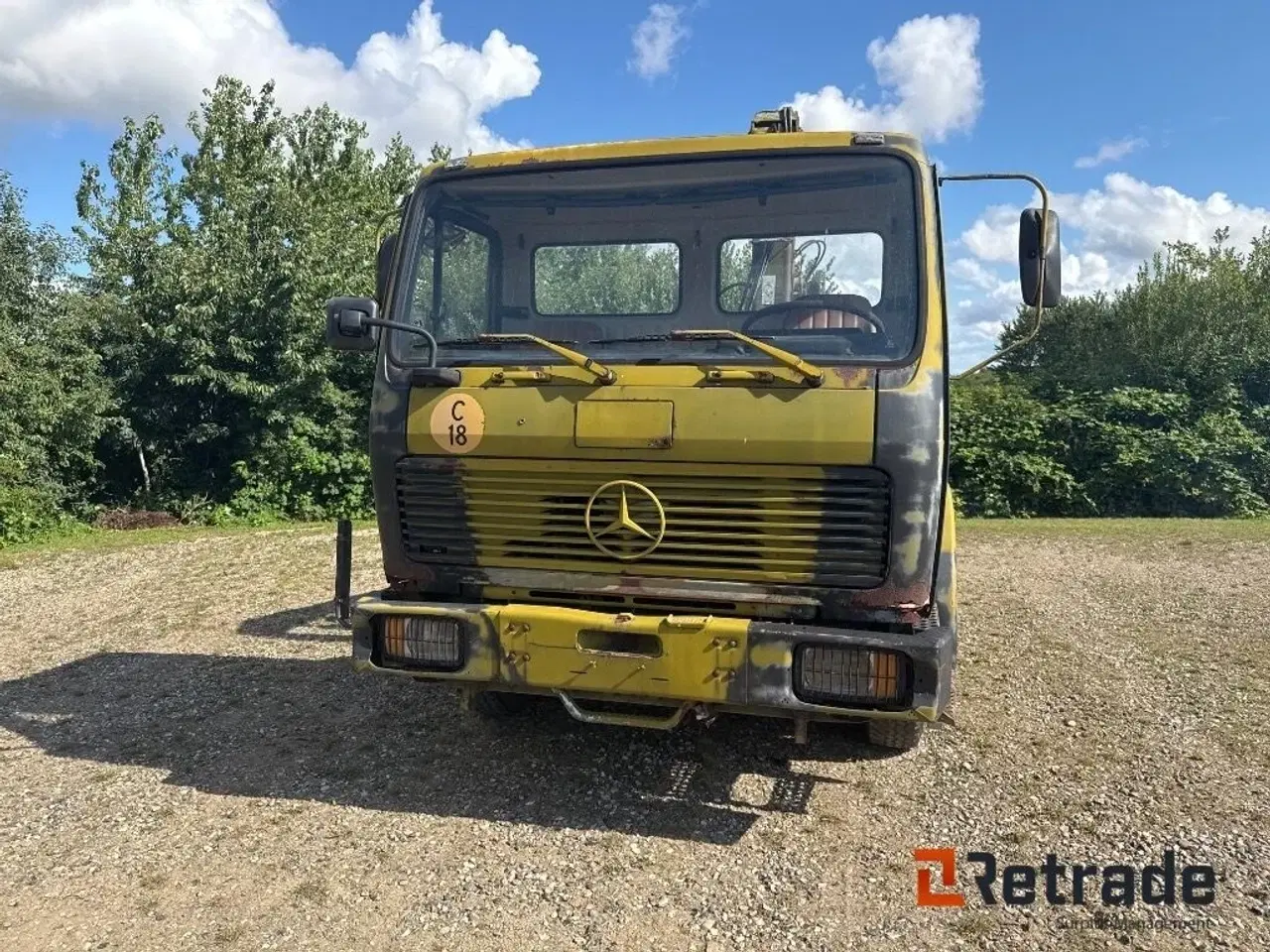 Billede 5 - Mercedes-Benz 1213 4x2  med kran