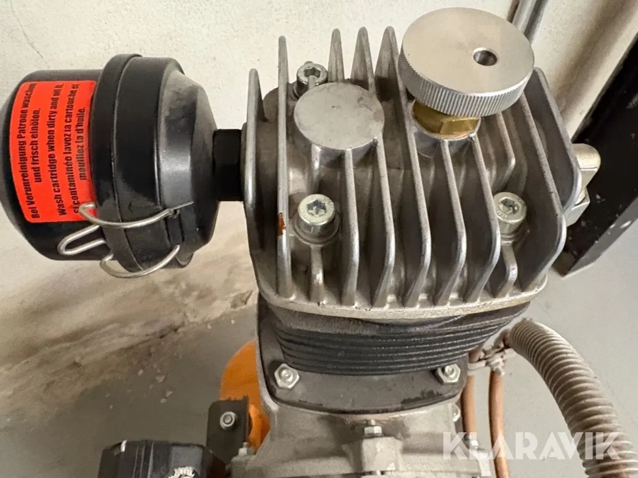 Billede 6 - Kompressor Kaeser Classic 460/50w med slangeoprul, luftnøgle og ledningsoprul.