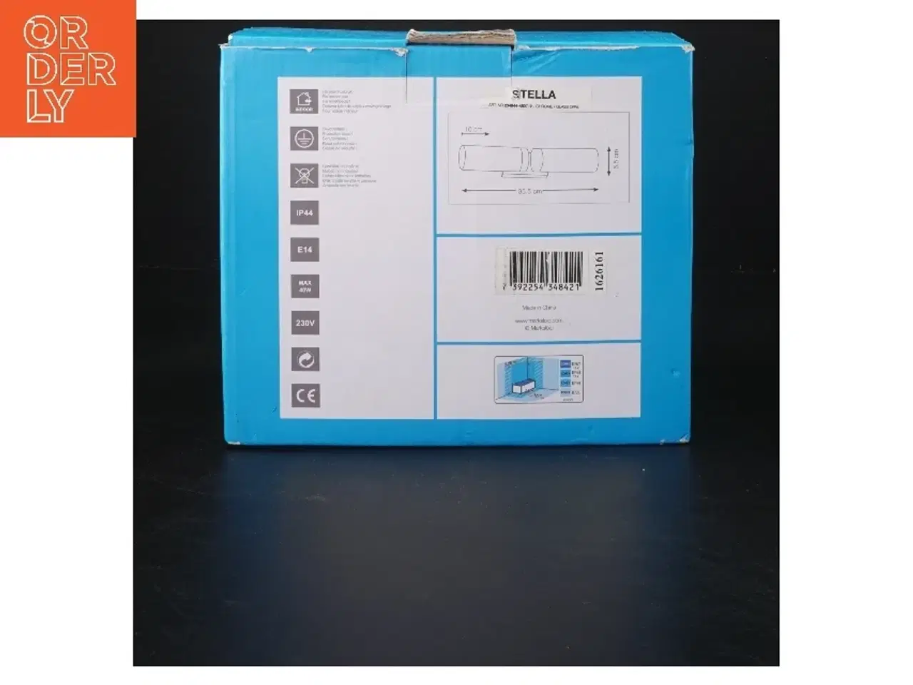 Billede 3 - Stella dobbelt væglampe fra Marksljd (str. 6,5x35,5x10 cm)