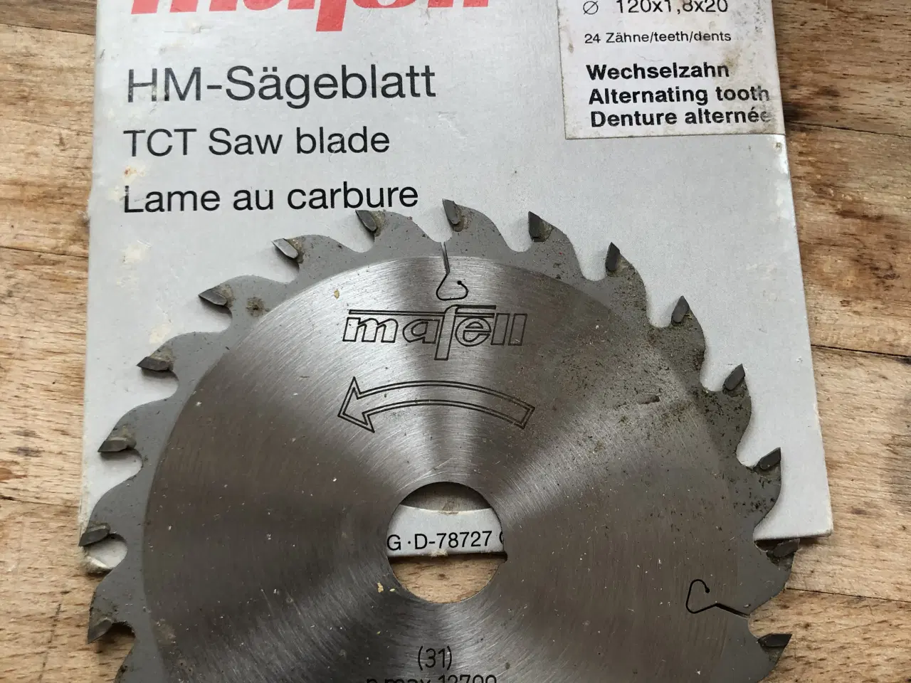 Billede 2 - Rundsavklinge til iternitplader og andre facadepla