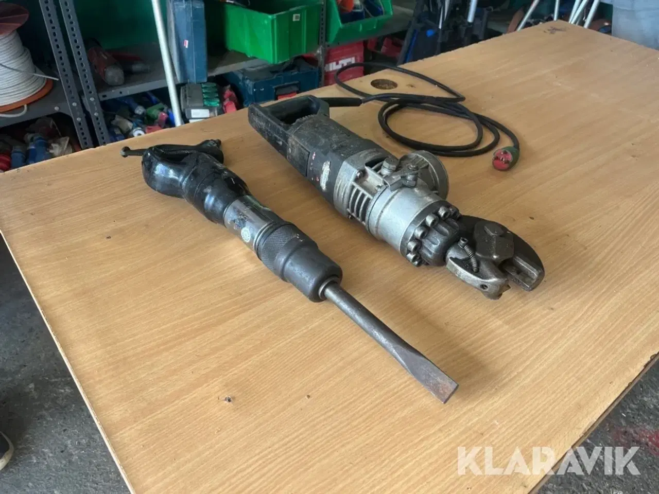 Billede 3 - Jernklipper og lufthammer 2 styk