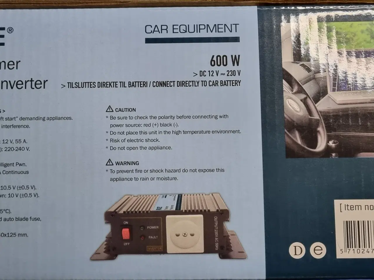 Billede 2 - Inverter 600W