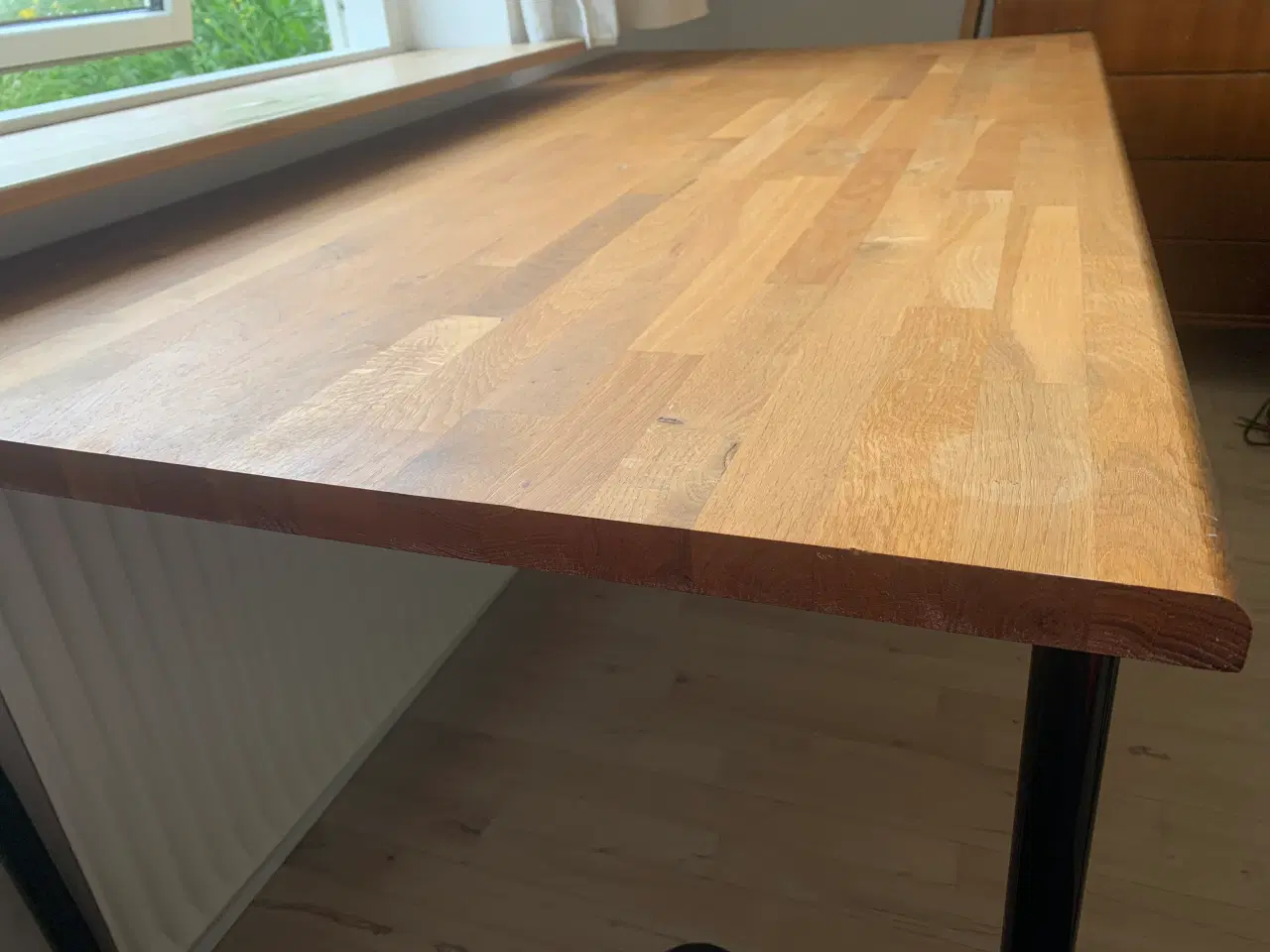 Billede 3 - Bordplade i massiv eg