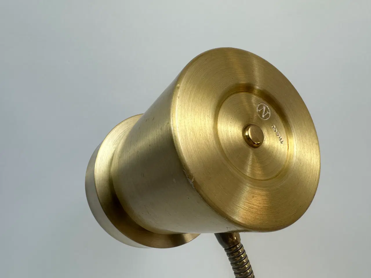 Billede 5 - Skrivebordslampe / bordlampe i messing (retro)