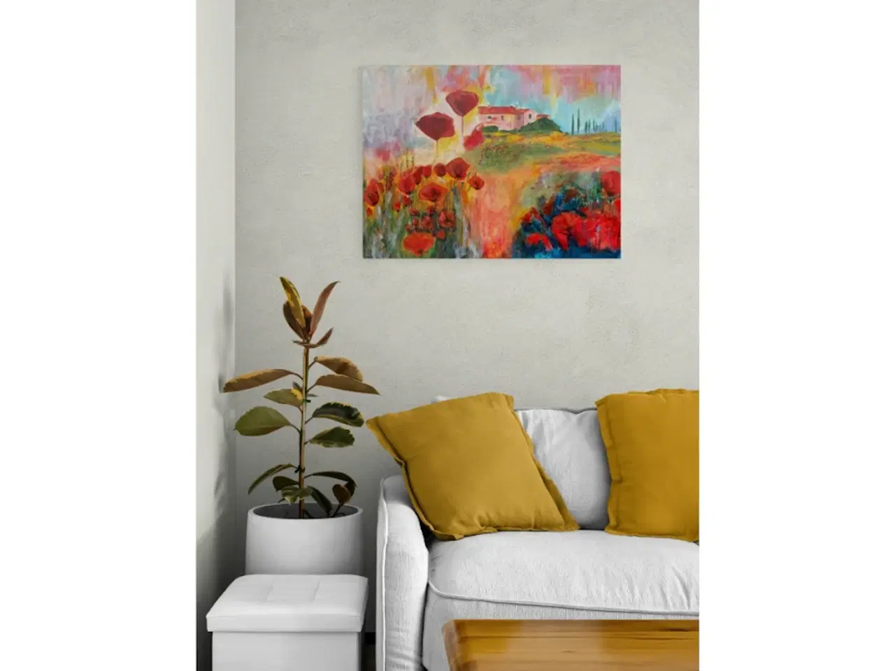 Billede 5 - Maleri original Toscana 60x80cm