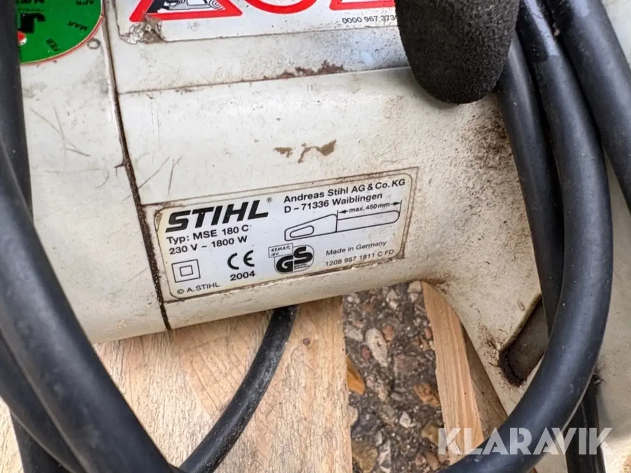 Billede 7 - Buskrydder 2 styk, kædesav og vertikalskærer Stihl, Honda, John Deere