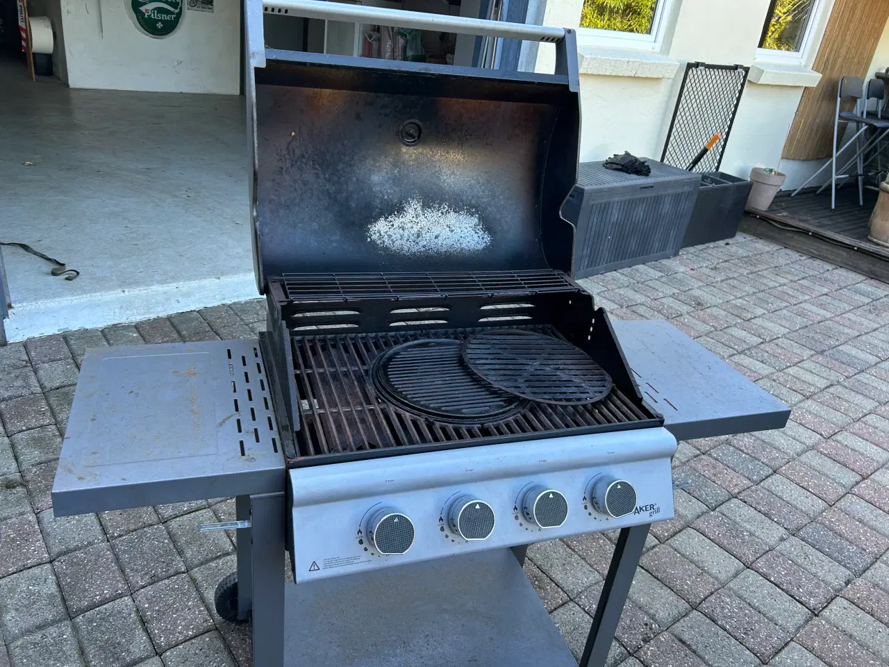 Billede 2 - Gasgrill Baker 4 zoner med grillspett 