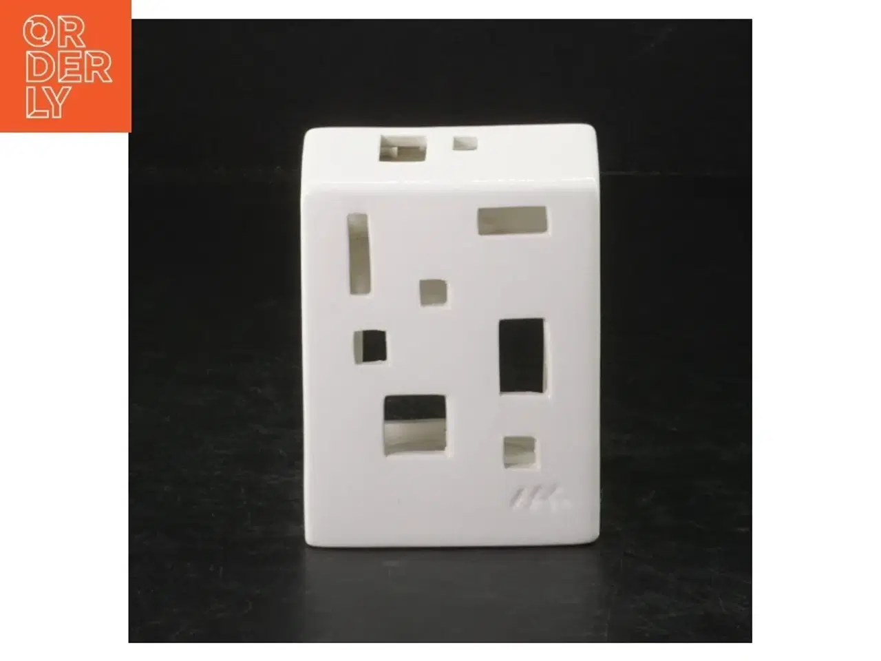Billede 3 - Hvid porcelæns lysestage fra K&#228;hler (str. 10 x 7 cm)
