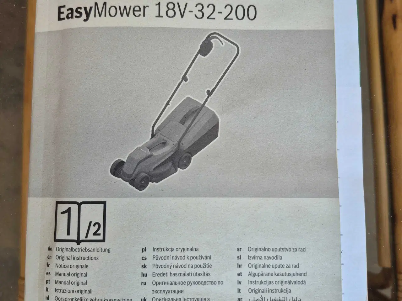Billede 4 - Bosch plæneklipper 