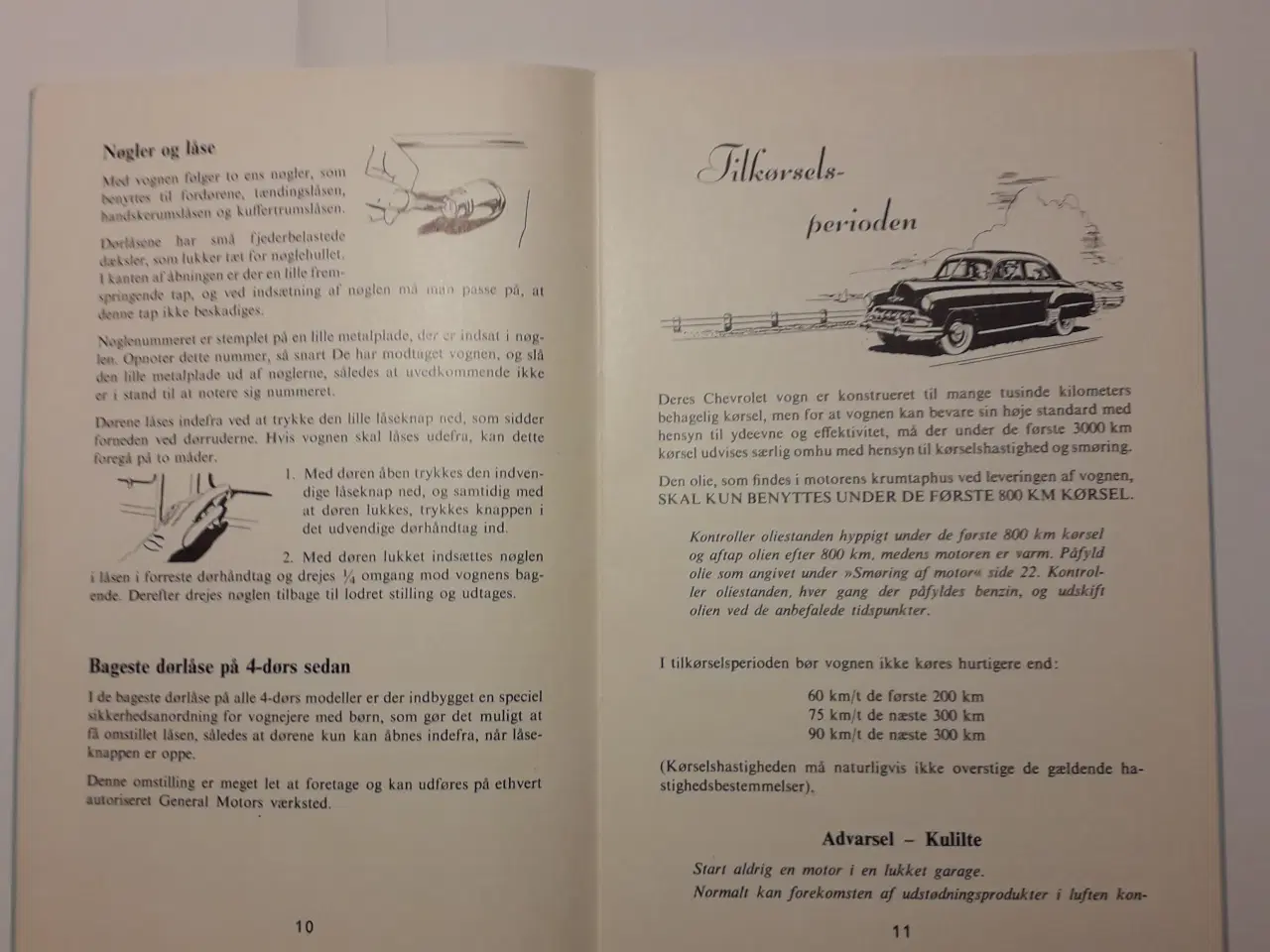 Billede 2 - Chevrolet Original Instruktionsbog på Dansk