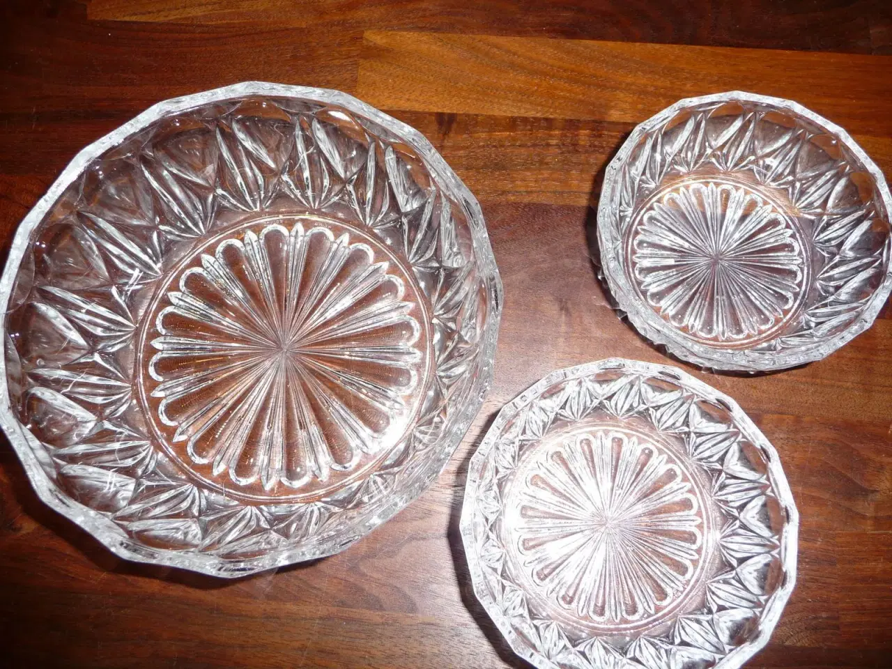Billede 3 - 3 glas skåle, 2 størelser