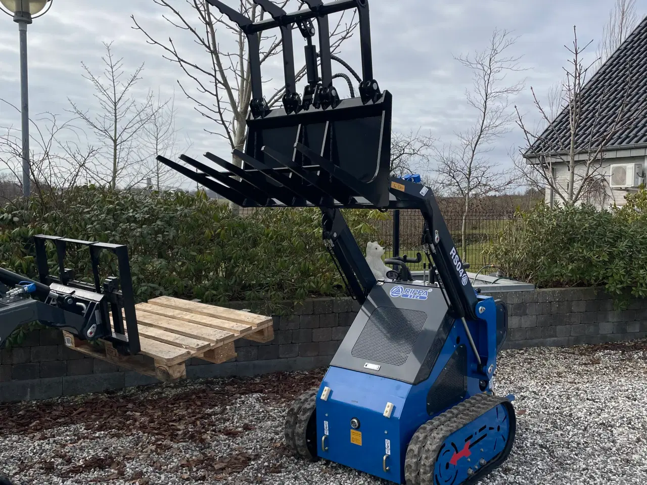 Billede 4 - Minilæsser 900kg Kubota motor 