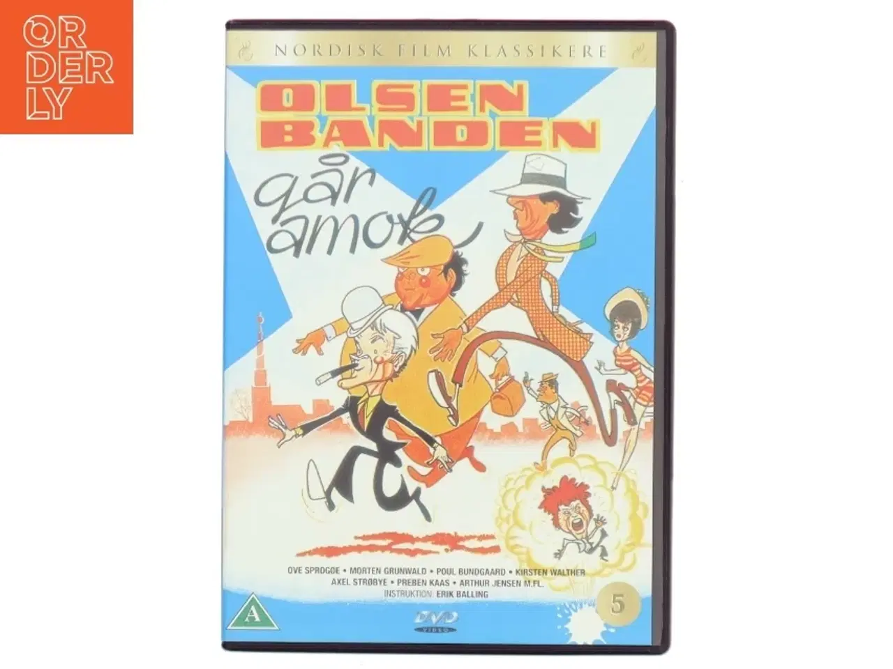 Billede 1 - Olsen Banden 5 - Går Amok med Ove Sprogøe (DVD)