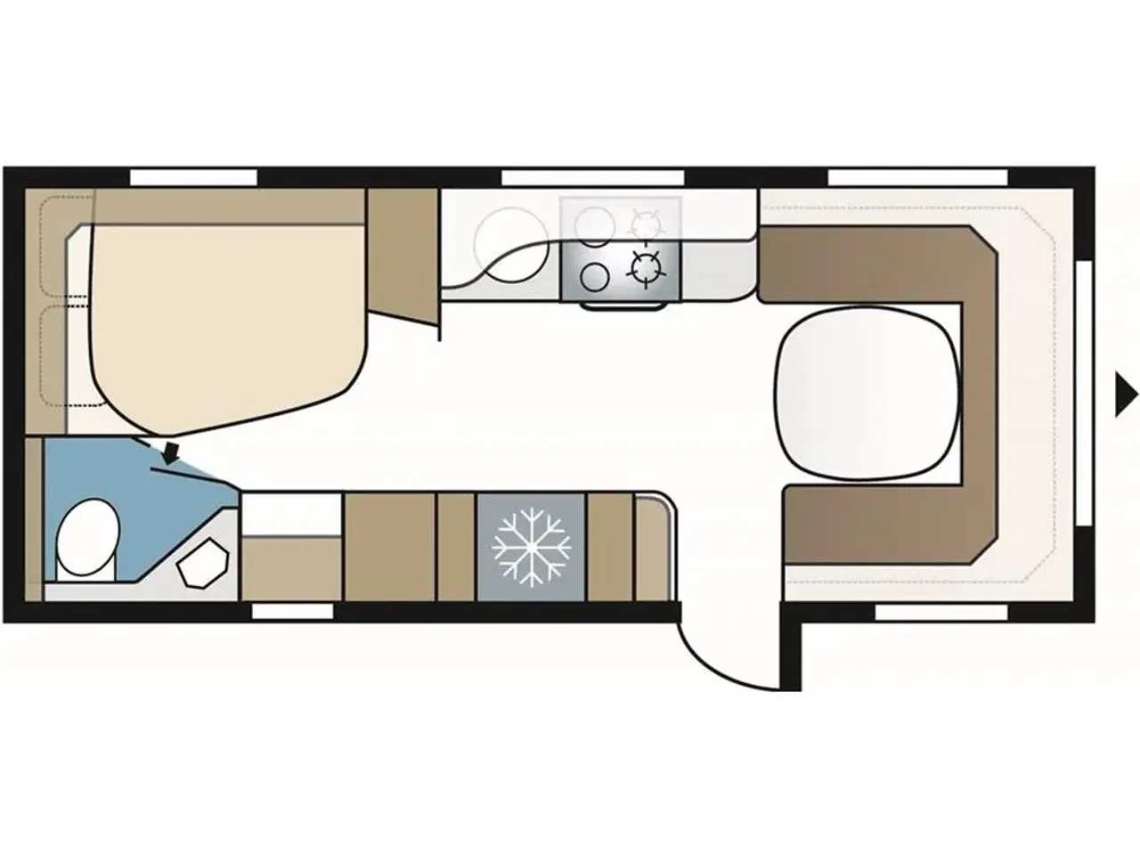 Billede 21 - 2022 - Kabe Imperial 600 XL KS Alde Centralvarme