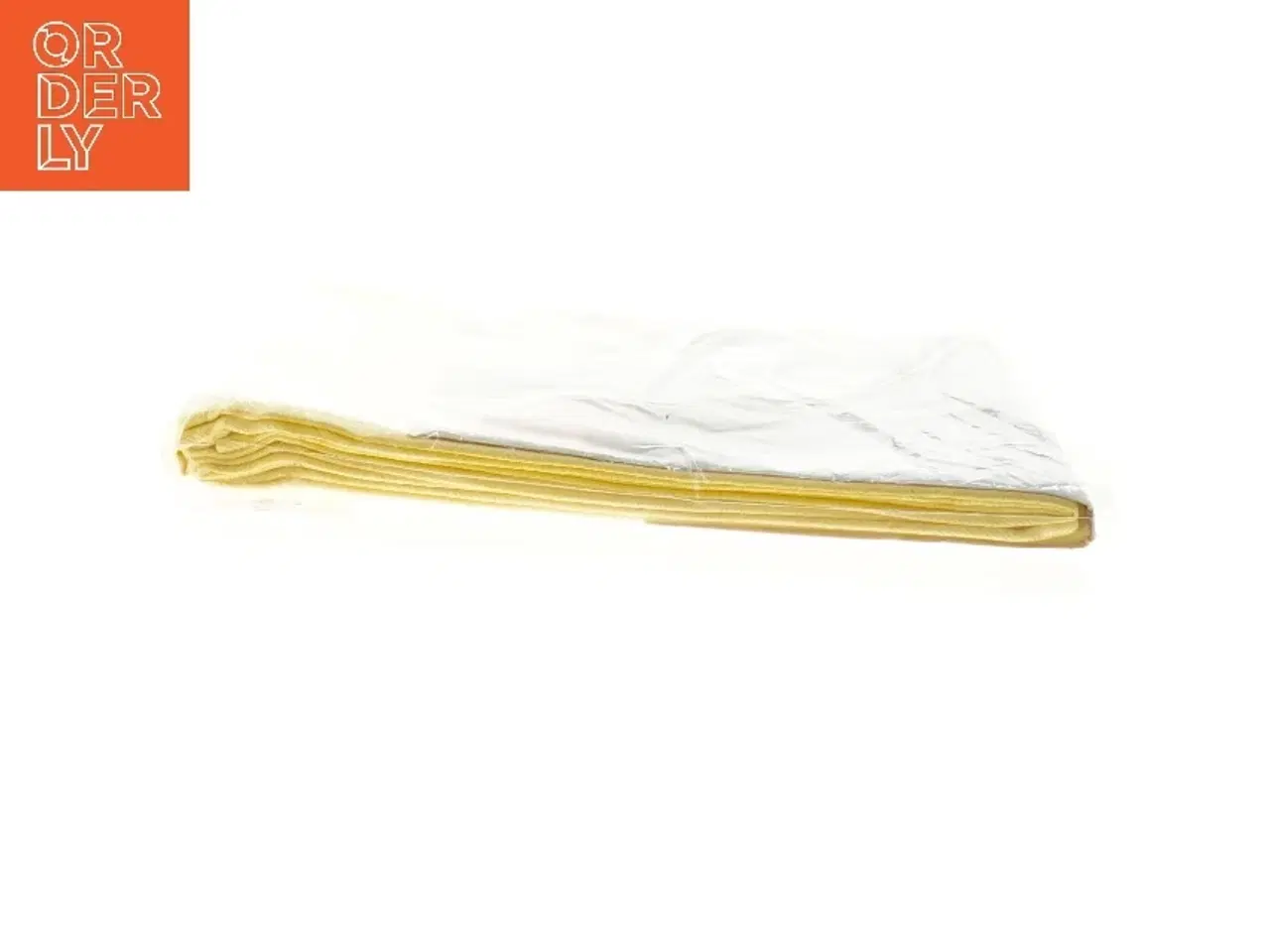 Billede 3 - 4 stk. gule damask servietter fra Damask