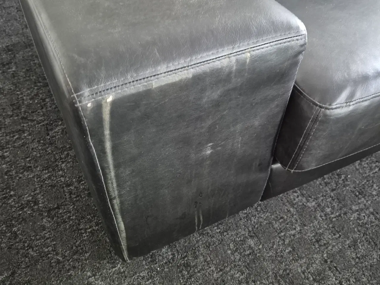 Billede 2 - Lædersofa