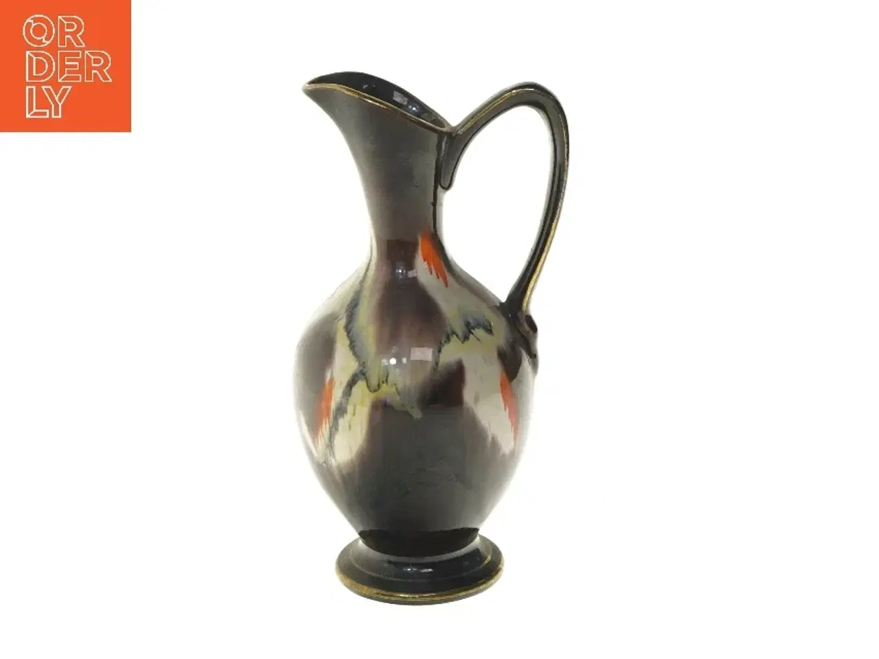 Billede 1 - Keramikkande med håndtag (str. 20,5 cm)