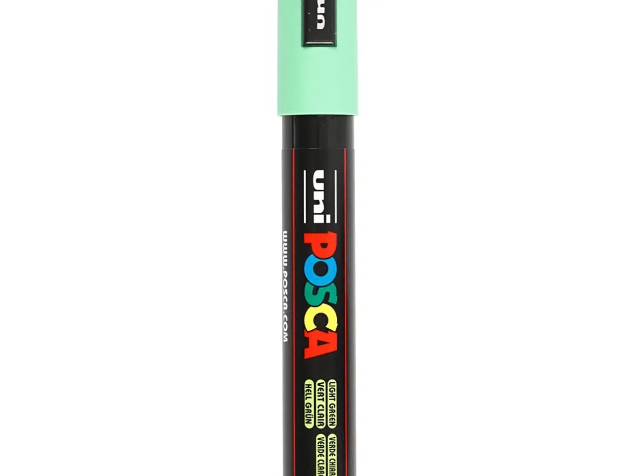 Billede 1 - Posca Tusch, PC-5M, streg 2,5 mm, medium, lys grøn, 1 stk.