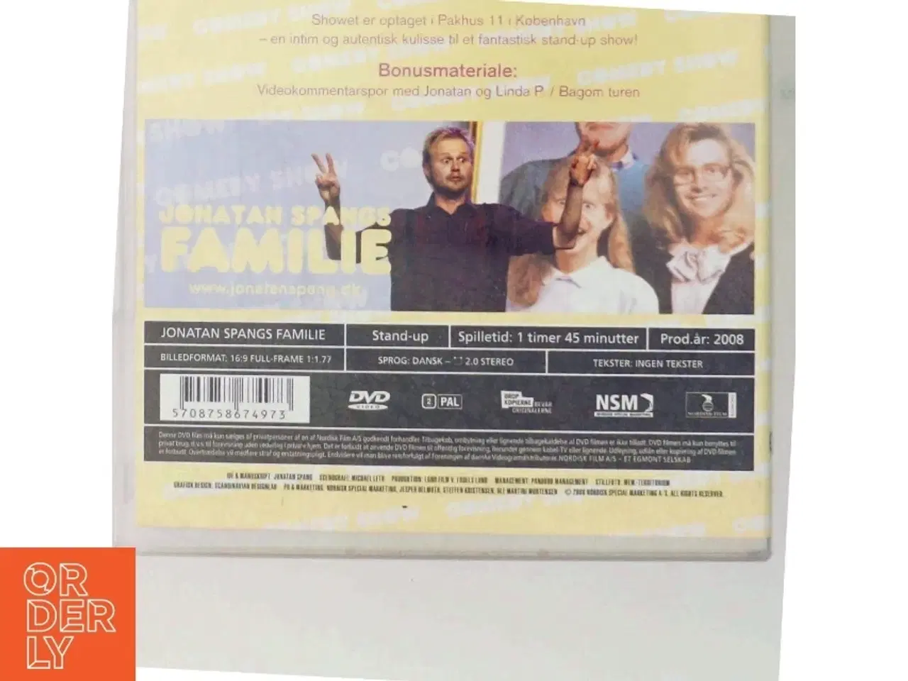 Billede 3 - Jonatan Spangs Familie DVD fra Nordisk Film