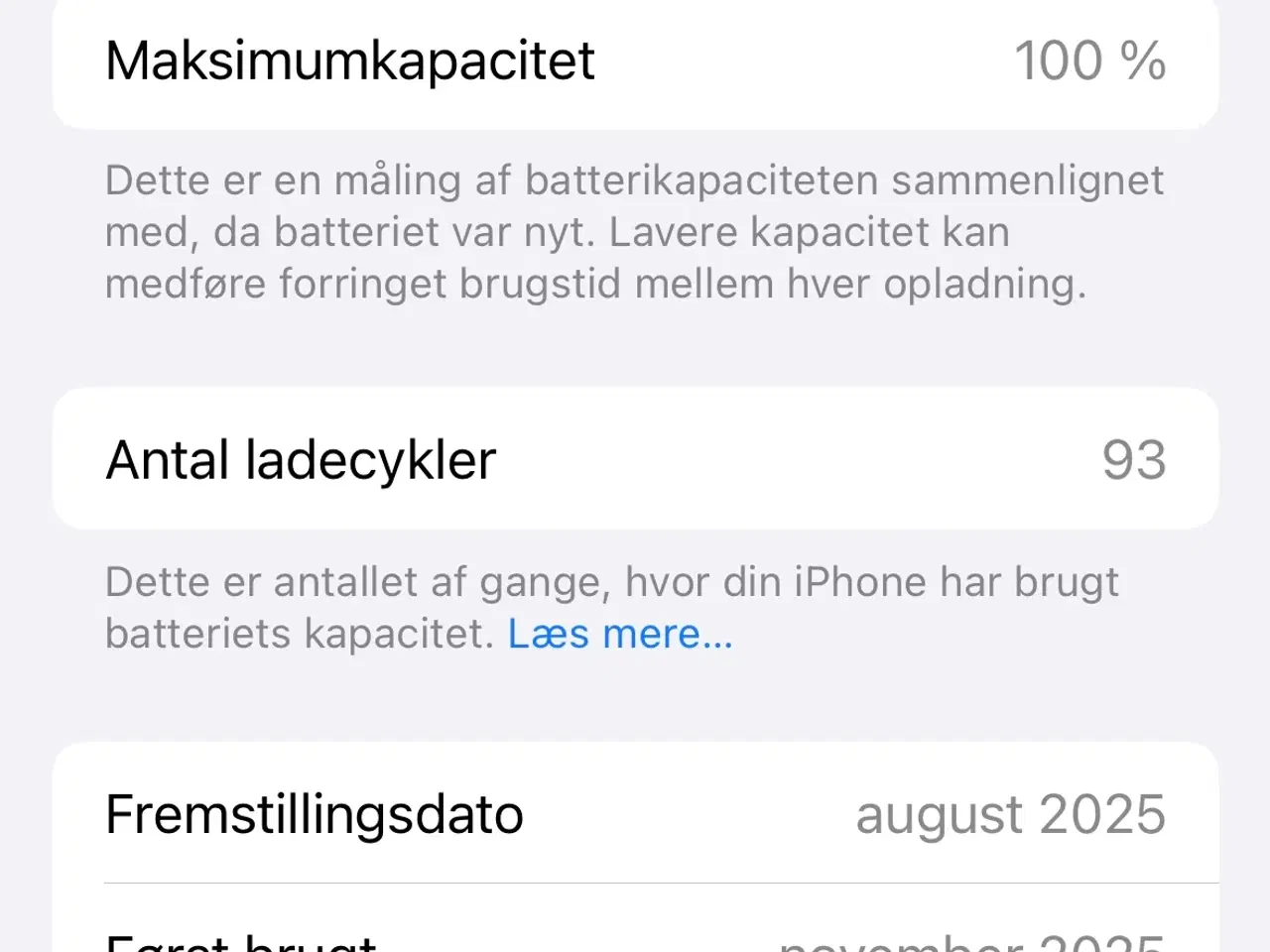 Billede 4 - iPhone 15 med 100% batterikapacitet