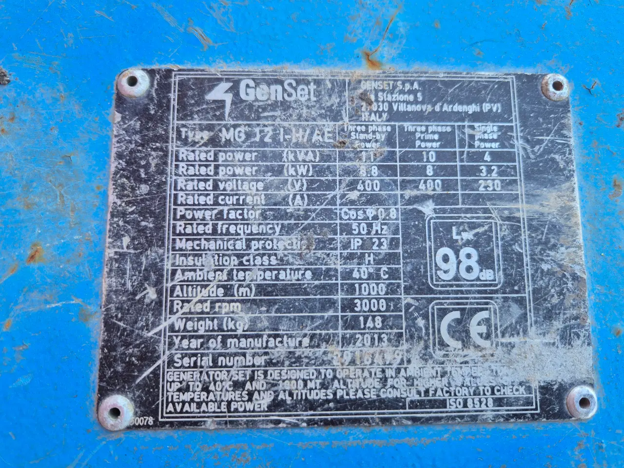 Billede 5 - Genset MG12 Generator 11 KvA