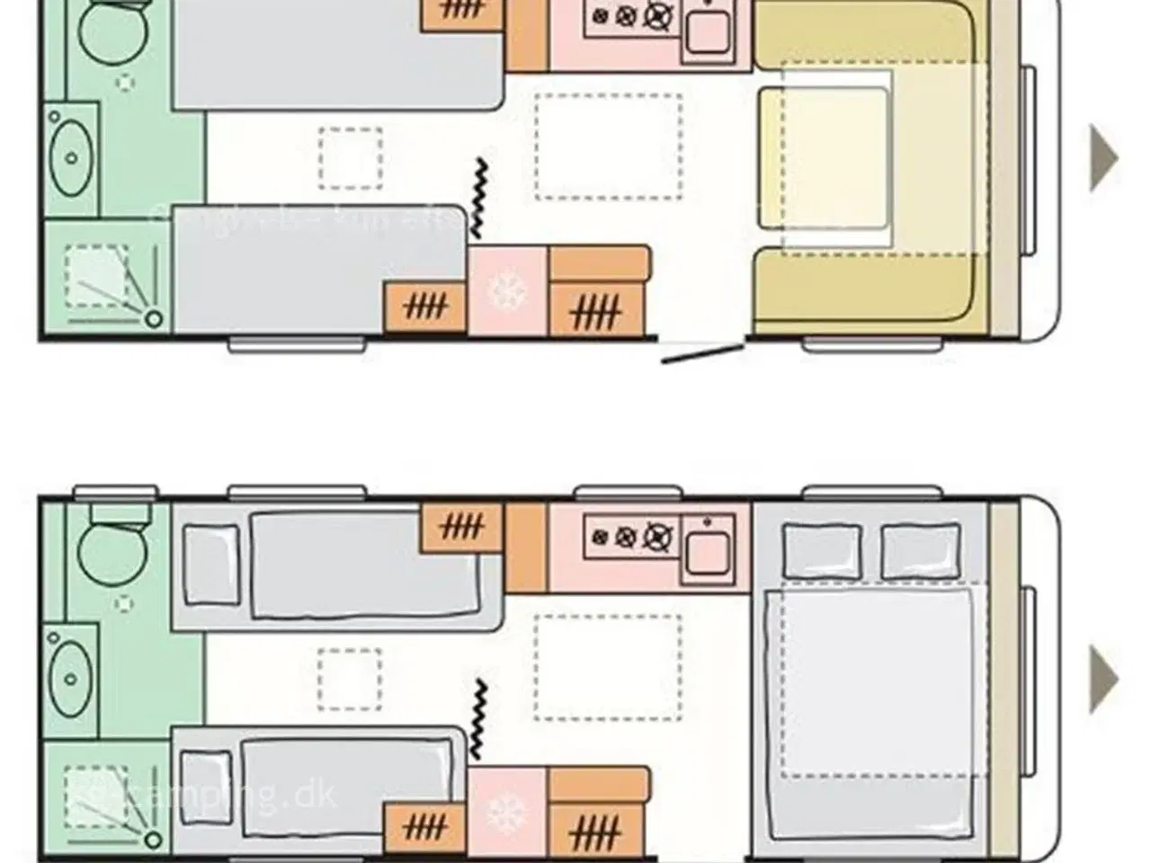 Billede 19 - 2026 - Adria Alpina 613 UT Alde Centralvarme   Lækker enkeltsengs vogn med Alde centralvarme!