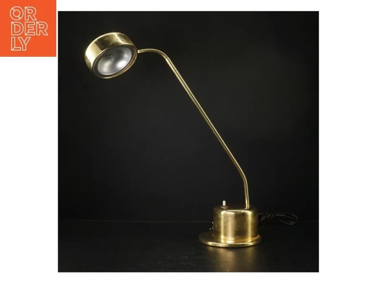 Billede 1 - Messing lampe fra Happy Light (str. H. 50. cm. ø. 14 cm)