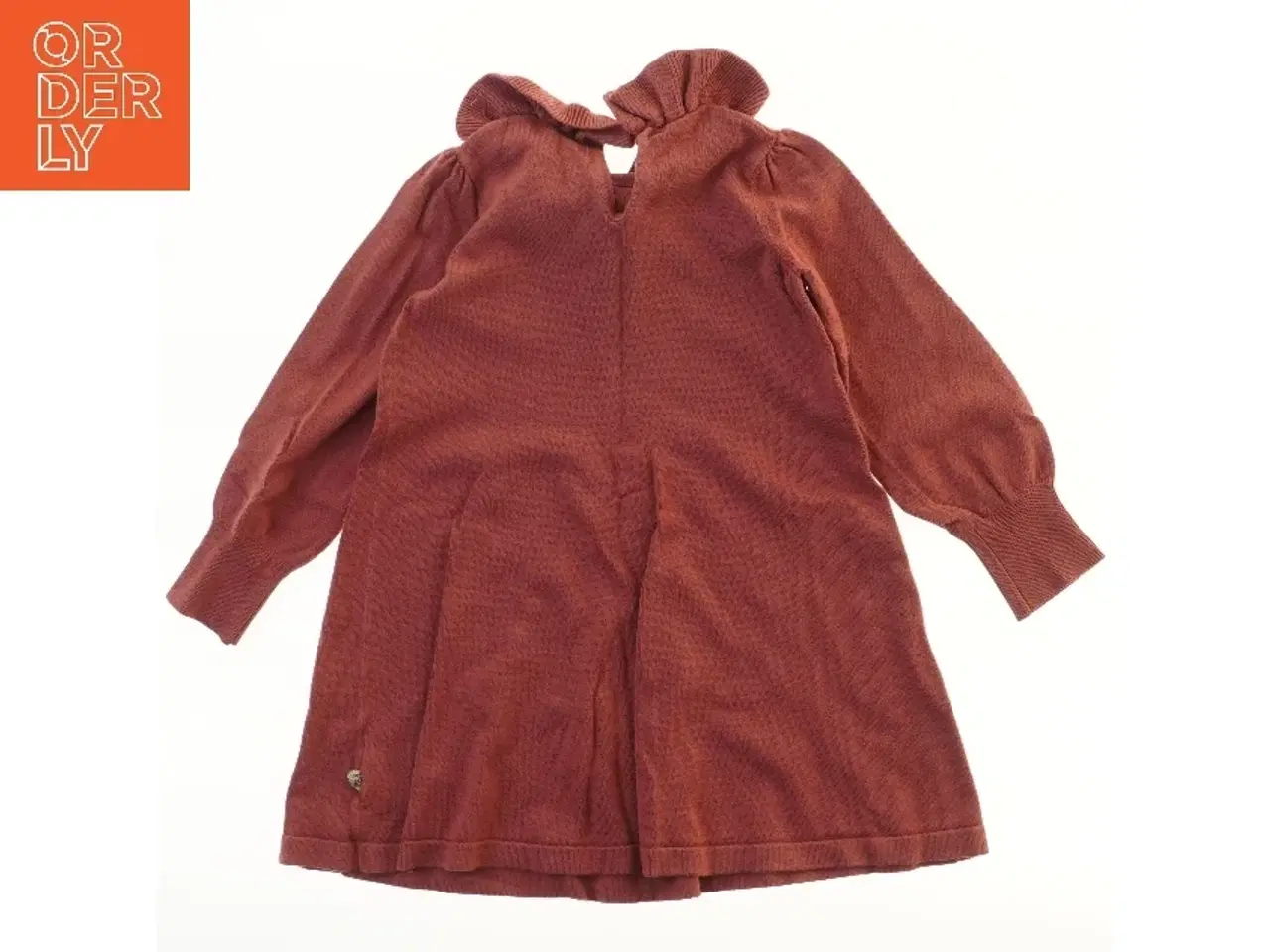 Billede 2 - Strikket kjole med flæsekrave fra Pomp de Lux (str. 98)