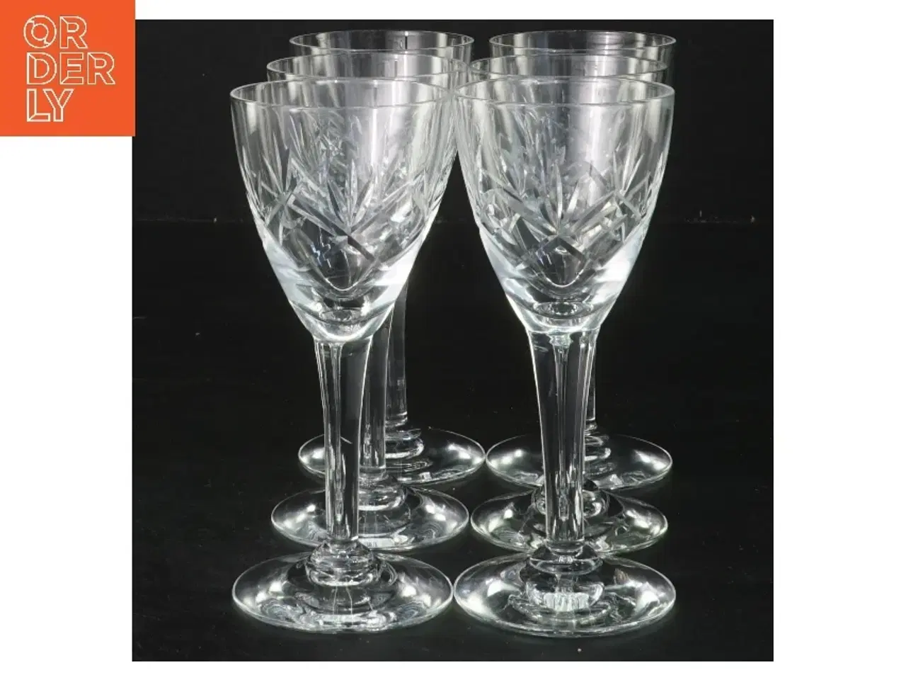 Billede 1 - Krystalglas sæt (str. Ø 5,5x12,5 cm)