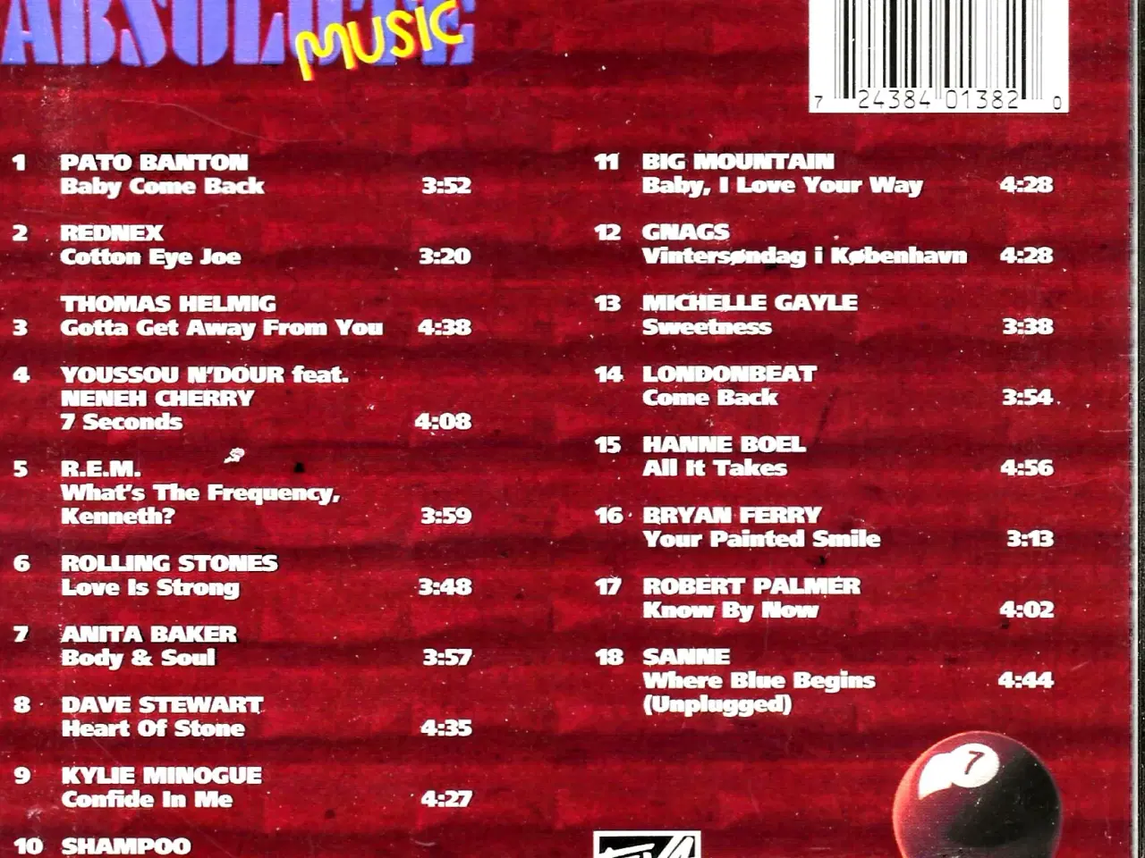 Billede 12 - Absolut Music. Syv CD'er. Nr. 1 - 5 og 7 og 8