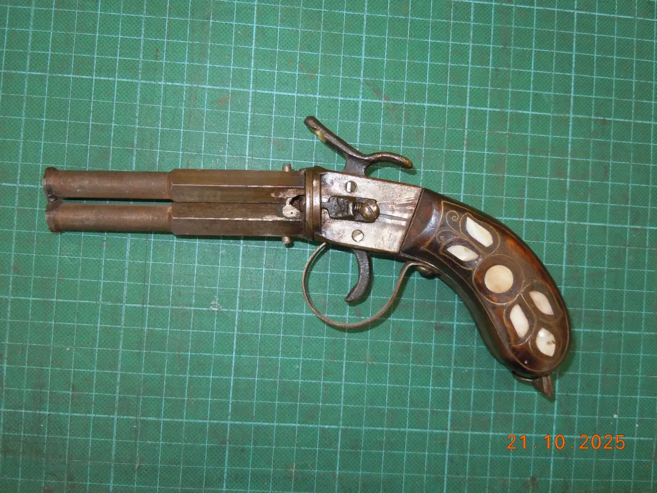 Billede 3 - Pistol, forlader, med 2 vendbare løb.
