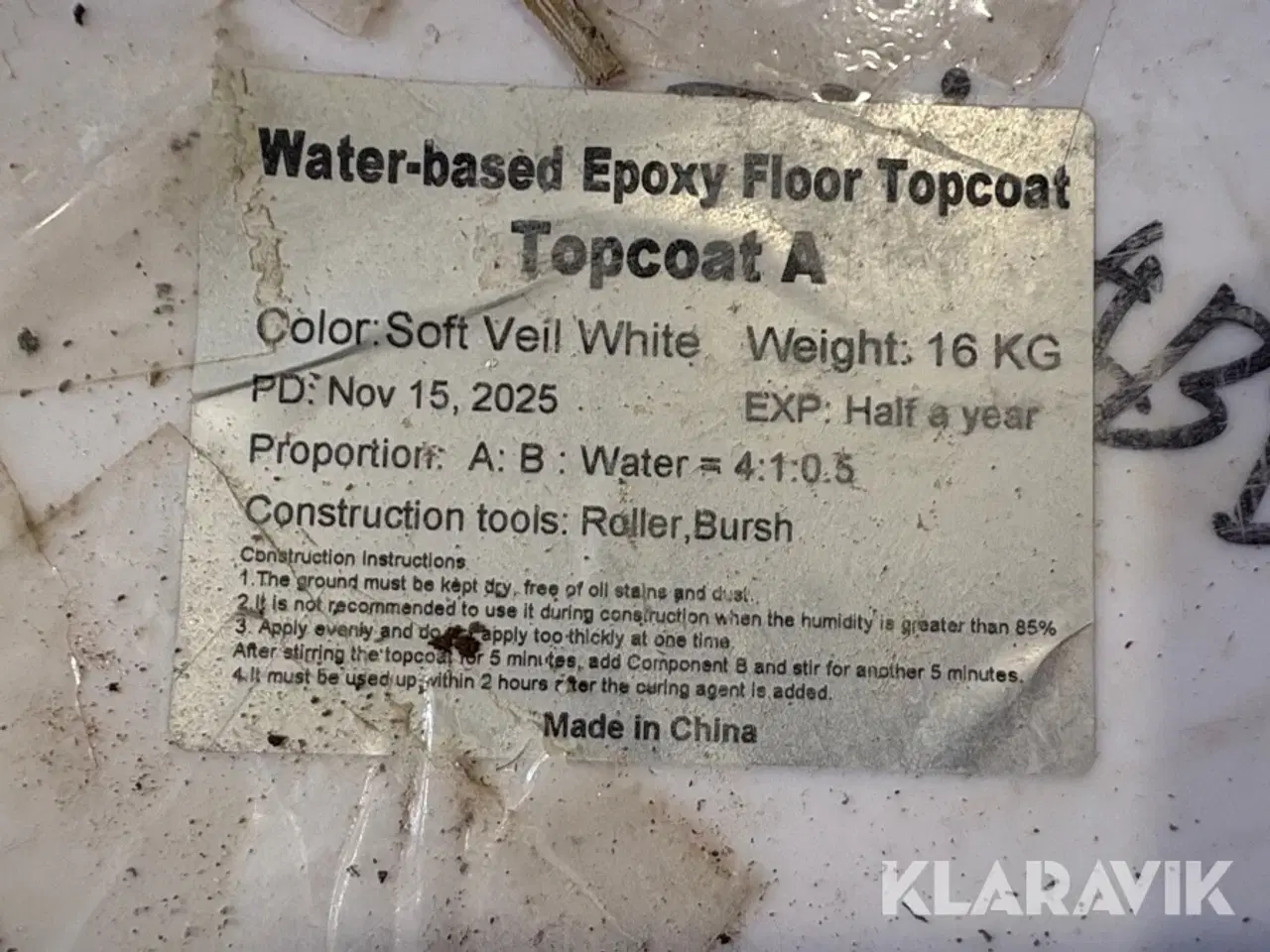 Billede 8 - Epoxy maling 400 kvadratmeter 3-lags