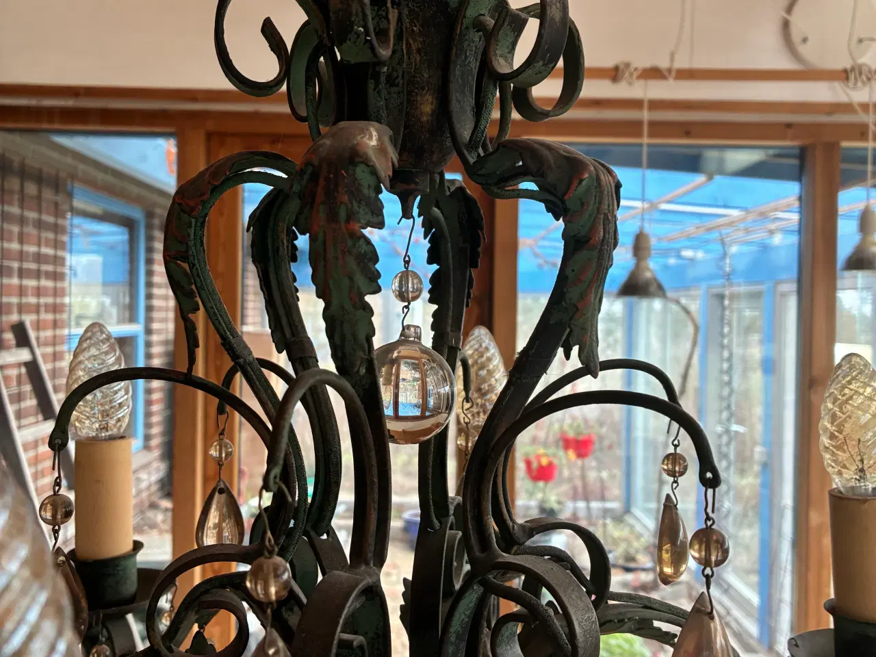 Billede 6 - 2 lysekroner - købt hos fransk antiksamler