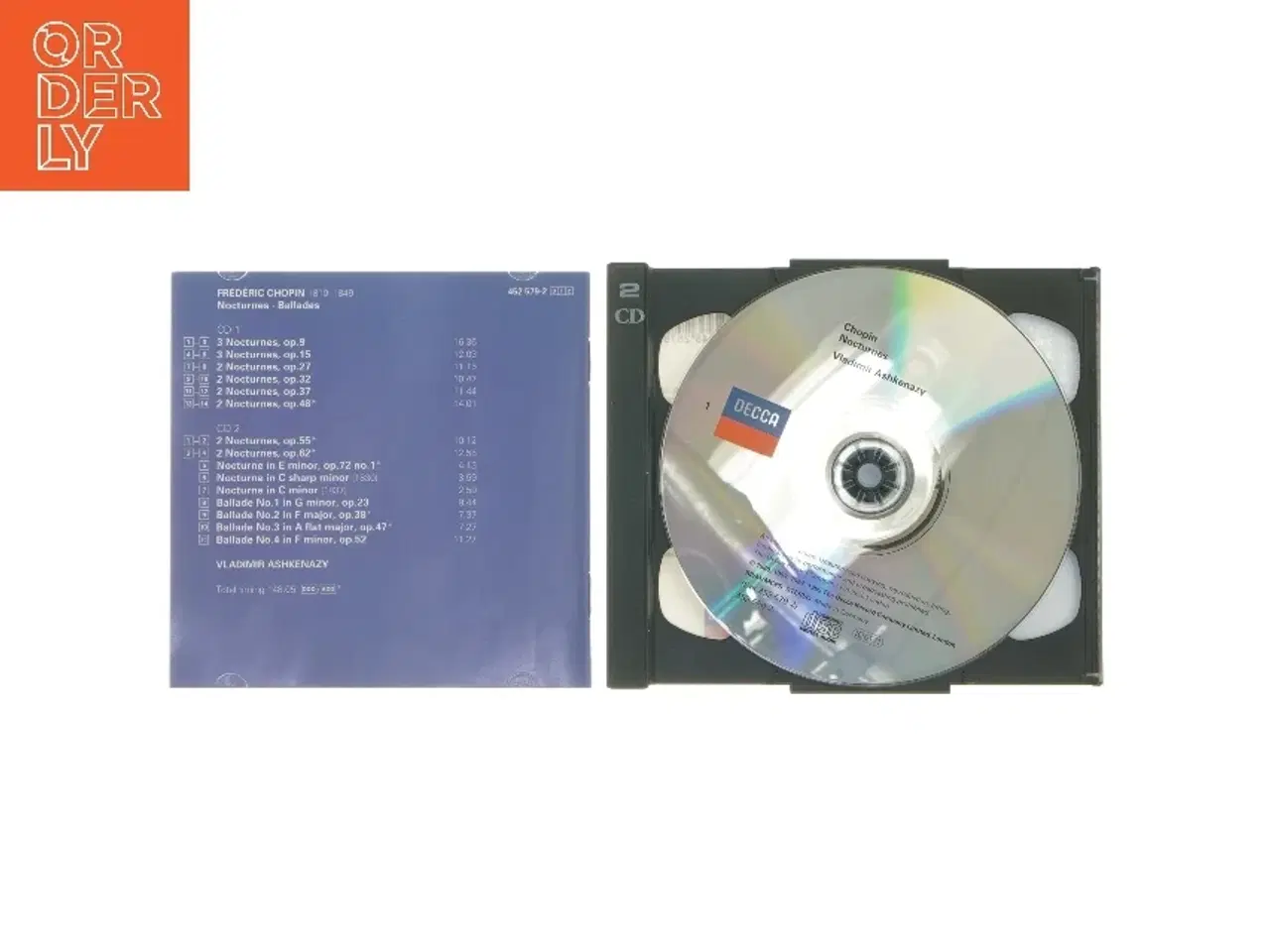 Billede 1 - Chopin Nocturnes - Vladimir Ashkenazy CD