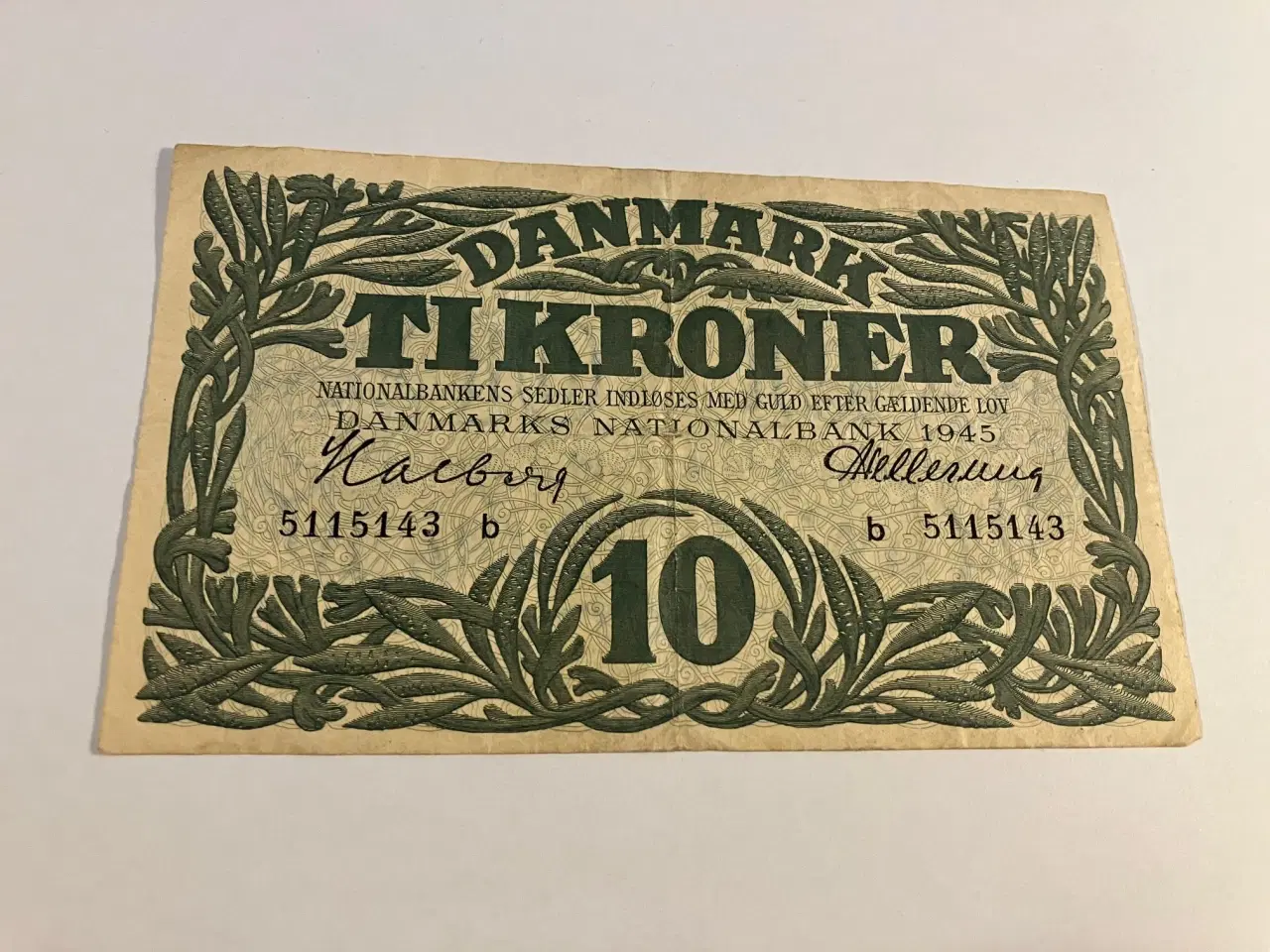Billede 1 - 10 Kroner 1945 B