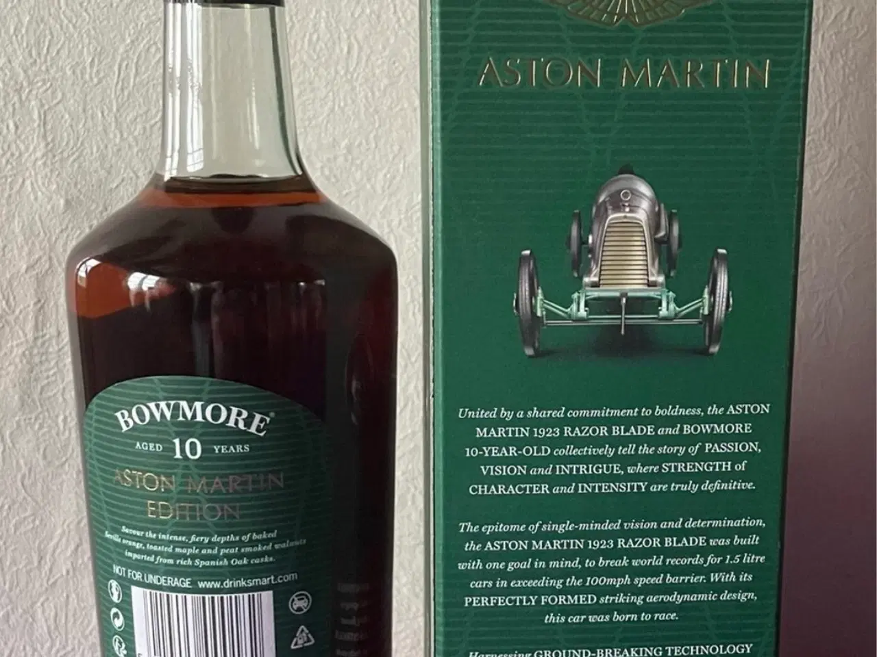 Billede 2 - Whisky, Bowmore (Aston Martin) 10 års