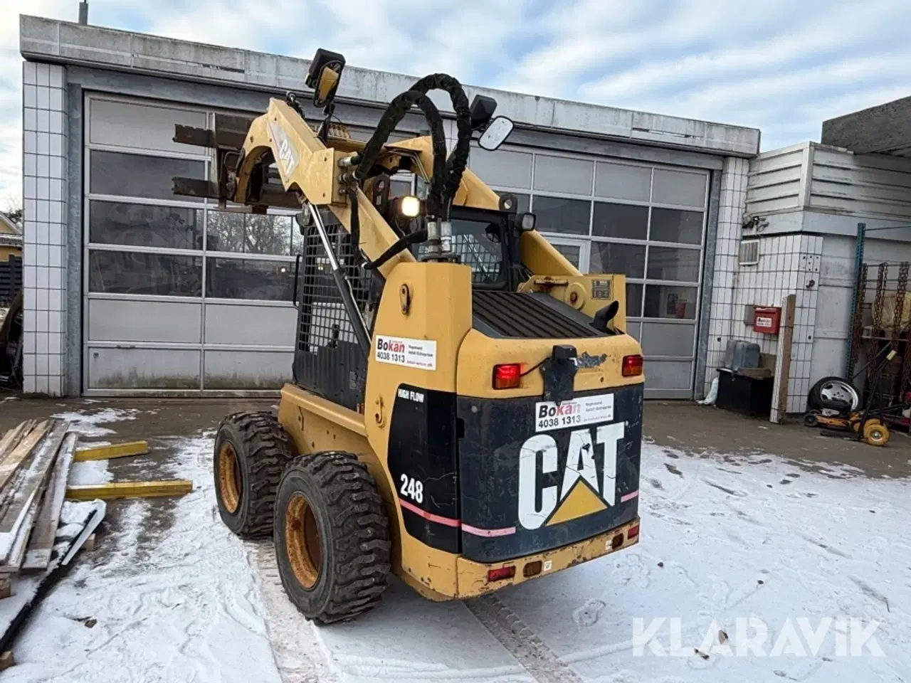 Billede 4 - Minilæssser Caterpillar 248